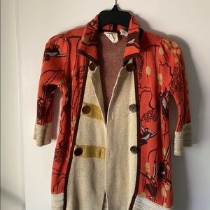 Girls Anthropology sweater jacket